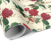 バラ・ドラゴンフライ・シリーズ(デザイン18) ラッピングペーパー (ロールコーナー)