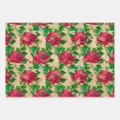 バラ・ドラゴンフライ・シリーズ(デザイン6) ラッピングペーパーシート (正面)