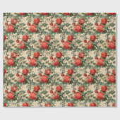 バラ・ドラゴンフライ・シリーズ(デザイン9) ラッピングペーパー (フラット)