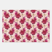 バラ・ドラゴンフライ ラッピングペーパーシート (正面3)