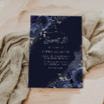 バラ&ドレスネイビー&シルバースウィート16パーティー 招待状<br><div class="desc">バラ&ドレスネイビー&シルバースウィート16パーティの招待状マッチングコレクションを見る</div>