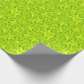 バラ，ネオン ラッピングペーパー (角)