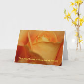 「バラ」ノートカードと切手 カード (黄色い花)