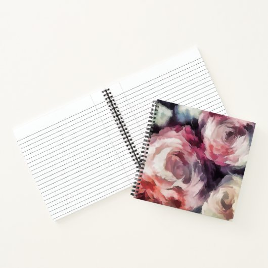 バラ ノートブック (内部)