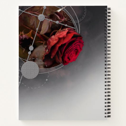 バラ ノートブック (裏面)