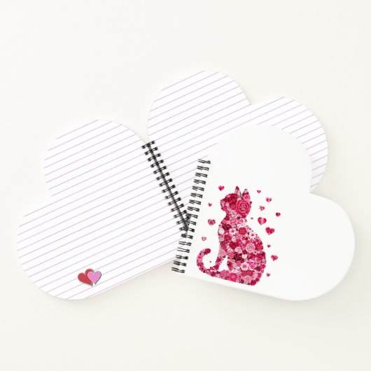 バラ ノートブック (内部)