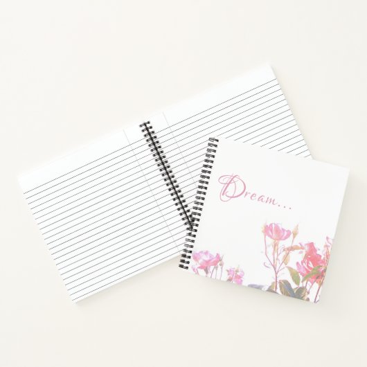 バラ ノートブック (内部)