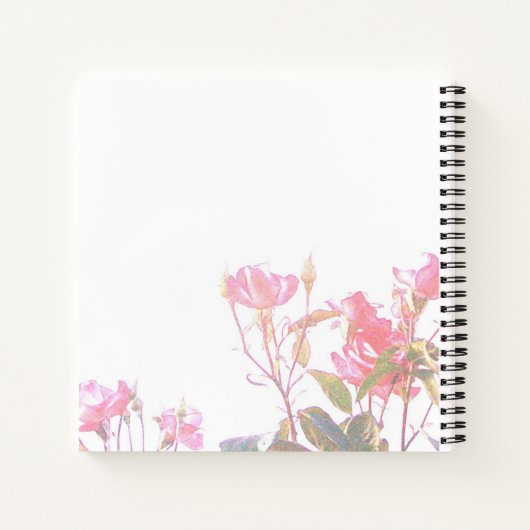 バラ ノートブック (裏面)