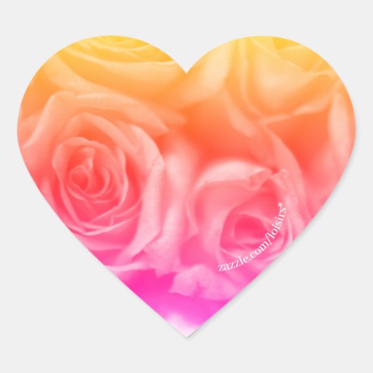 バラ ハートシール (正面)