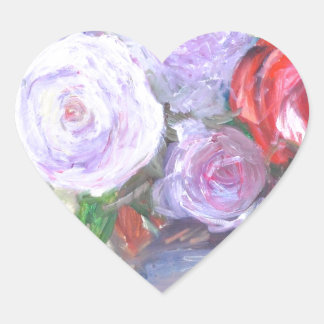 バラ ハートシール