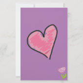 バラ-ハート固定 便箋 (裏面)