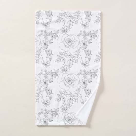 バラ バスタオルセット (ハンドタオル)