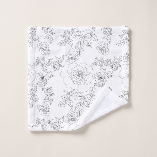 バラ バスタオルセット (ウォッシュタオル)