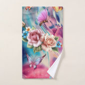 バラ バスタオルセット (ハンドタオル)