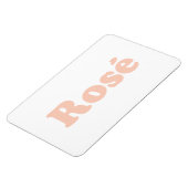"バラ"バラライトピンク文字ホワイト マグネット (左側)
