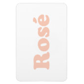 "バラ"バラライトピンク文字ホワイト マグネット (縦)