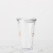 「バラ」バラライトピンク澄ん アクリルタンブラー (右)