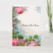 バラ、バラ、バラ カード (裏面)