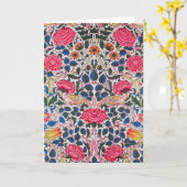 バラ・バードウィリアム・モリス カード (黄色い花)