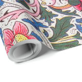 バラ・バードウィリアム・モリス ラッピングペーパー (ロールコーナー)