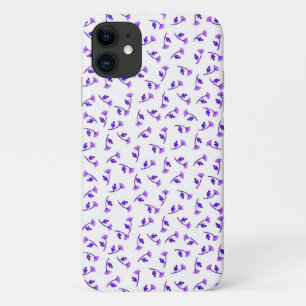 バラ(パープル) iPhone 11 ケース