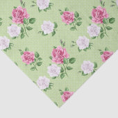 バラ（ピンクと白） 薄葉紙 (詳細)