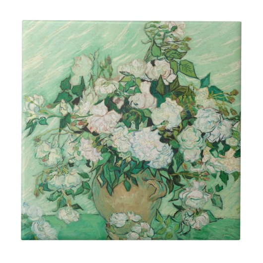 バラ – フラワーズブーケ タイル (正面)