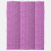 バラ フリースブランケット (正面)