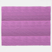 バラ フリースブランケット (正面(横))