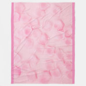 バラ フリースブランケット (正面)