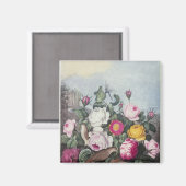 バラ、「フローラの神殿」より マグネット (正面/裏面)