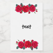 バラ フードラベル (シングルラベル)