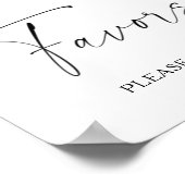 バラ-ブライダルの好意を1つ取る ポスター (角)