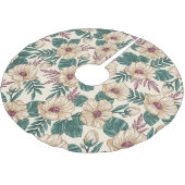 バラ ブラッシュドポリエステルツリースカート (アングル)