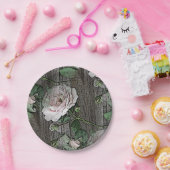 バラ ペーパープレート (パーティー)