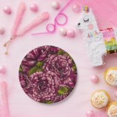 バラ ペーパープレート (パーティー)