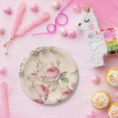 バラ ペーパープレート (パーティー)