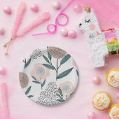 バラ ペーパープレート (パーティー)