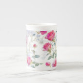 バラ ボーンチャイナマグカップ (正面)