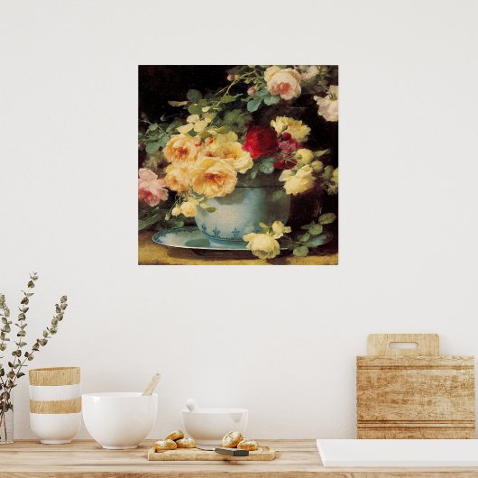 バラ ポスター (キッチン)