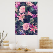 バラ ポスター (キッチン)