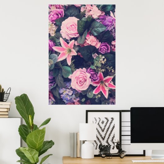 バラ ポスター (ホームオフィス)