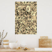 バラ ポスター (キッチン)