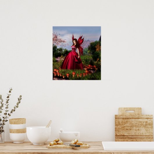 バラ ポスター (キッチン)