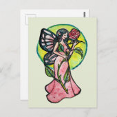 バラ ポストカード (正面/裏面)