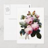 バラ ポストカード (正面/裏面)