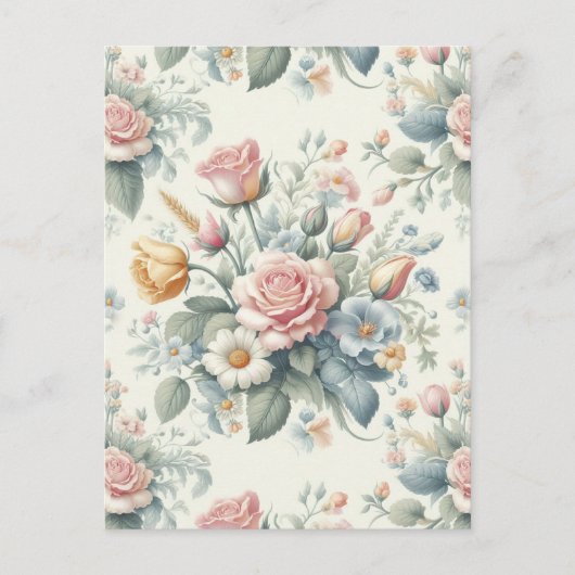 バラ ポストカード (正面)