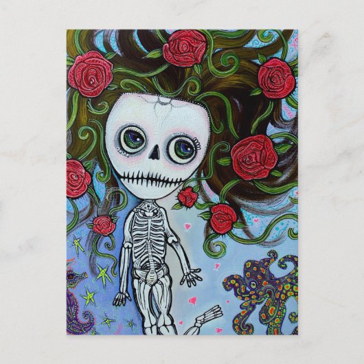 バラ ポストカード (正面)