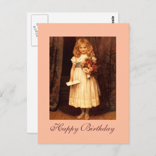 バラ ポストカード (正面/裏面)