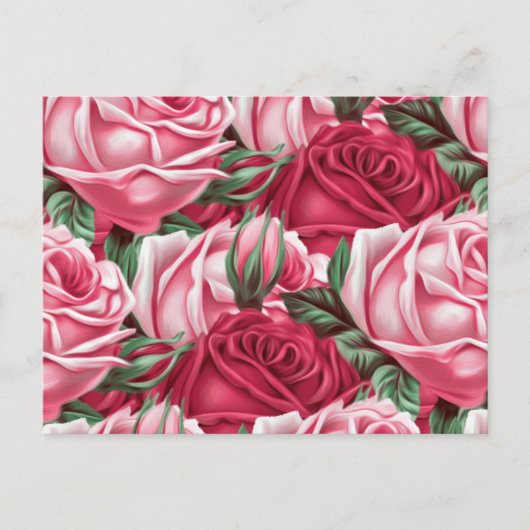 バラ ポストカード (正面)